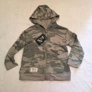 NWT Boys Hooded Zip‑Up Sweatshirt‎ 3T – Camp Style Hoodie